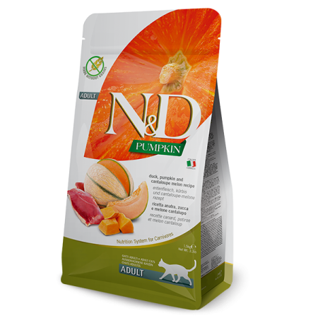 Farmina N&D Pumpkin Grain Free Adult Cat Duck and Cantaloupe Melon 1,5 кг